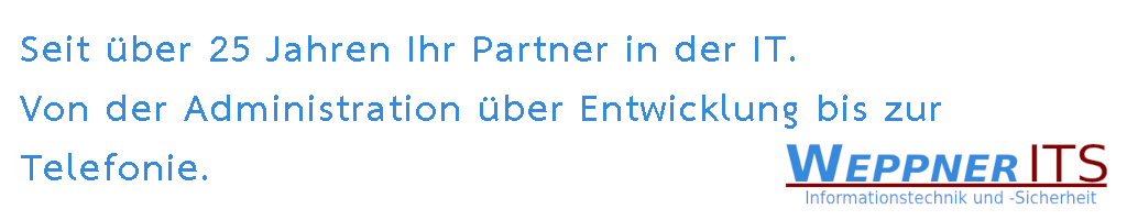 Weppner ITS Ihr Partner in der IT